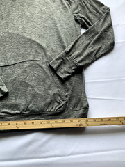 rbx Mens Grey lightweight hoodie polyester spandex size M