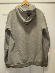High Society Hoodie Men’s XL Gray Eye Graphic Heavyweight Streetwear H#13