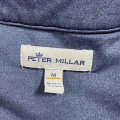 Peter Millar Pullover Mens Medium Blue Stretch Perth Performance Golf