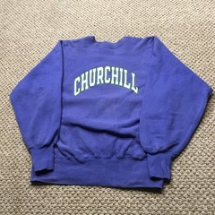 Vintage Champion Reverse Weave Sweatshirt Mens Large Plum Churchill Crewneck 90s