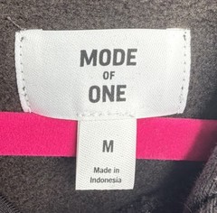 Mode of One MEN’S Jet Gray Destination Nowhere Hoodie Fleece Wall Sz. M NWT
