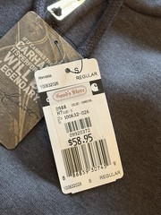 CARHARTT Rain Defender Zip Front Hoodie Jacket HEATEHER GRAY Adult Small NEW