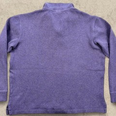 Polo Ralph Lauren Purple Quarter Zip Sweatshirt Green Pony