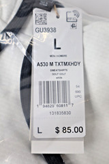 Adidas A530 Textured Mixed Media Hooded Sweatshirt Size Large New with Tag