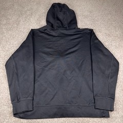Nike Hoodie Mens Large Black Red Therma Fit Sweatshirt Full Zip Up Performance
