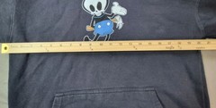 Blind Skateboards Reaper Skeleton Hoodie Mens Size Medium Dark Navy Drawstring