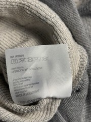 DENIM TEARS Men’s Gray Cotton Fleece Pullover Hoodie Graphic Print Size M