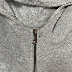 Vivienne Westwood Hoodie Zip Up Grey White Orb Logo Sweatshirt Turtle Stripe XXL