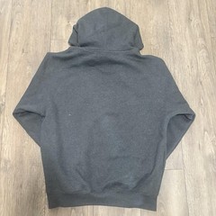 Pro Club Heavyweight Gray Fleece Pullover Hoodie Men’s M Solid Cotton Blend