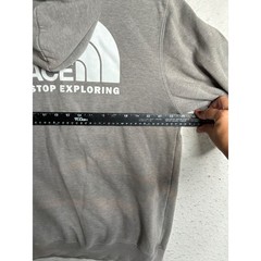 The North Face Mens Circular Design Fleece Hoodie Grey Small NF0A7UJO