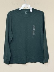 Gap Men’s Green Long Sleeve Crew Neck Comfort Basic Everyday Soft Sweatshirt L