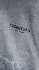 New Essentials Sweater Men’s Size Extra Small Black Hoodie