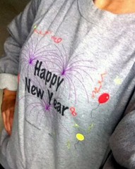 Happy New Year Crewneck Sweatshirt – Ugly Sweater Party – Holiday Gift Idea