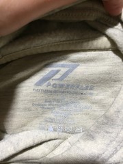Power Flex Hoodie Mens M Medium Cream Zip Pocket