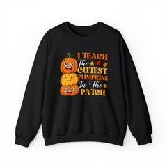 Fall Teacher Pumpkin Patch Sweatshirt Long Sleeve Unisex Size S M L XL 2XL 3XL