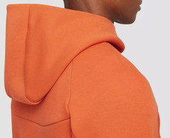 Nike Tech Fleece Windrunner Hoodie Coral Orange Black HV0949-846 Mens 🍊NEW