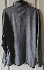 Avalanche Mens 1/4 Zip Microfiber Pullover Sweatshirt Mock Turtleneck Size Large