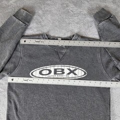 Teemax Outer Banks NC OBX Graphic Crewneck Sweatshirt Grey Small Sustainable