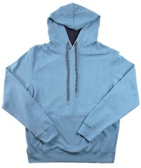 MBX Mens Hoodie Sweatshirt M Pullover Fleece Long Sleeve Sustainable Blue NEW