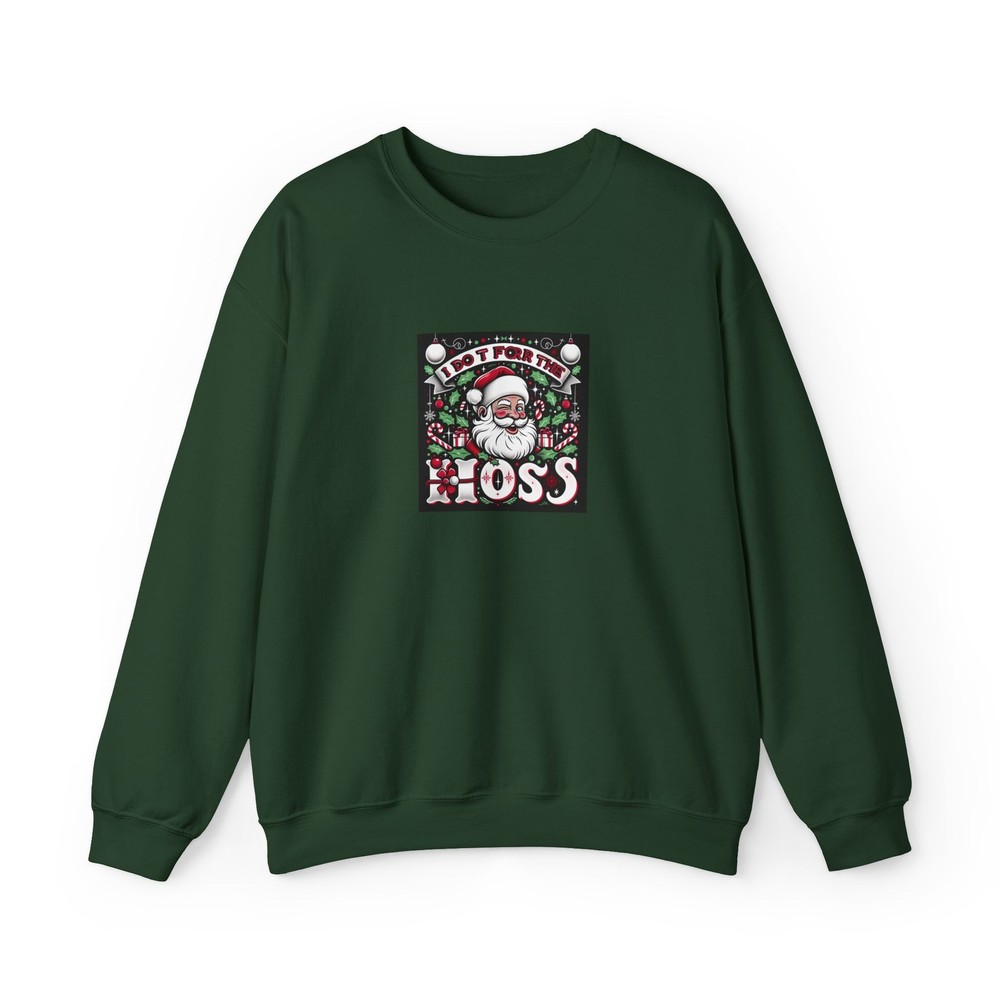 Seasonal Seller Sweatshirt: ‘I Do It For The Hos’ Funny Christmas Santa Jumper,