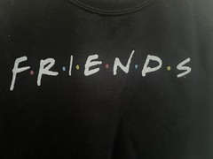 Friends The Television Series Adults Men Women Logo Pullover Sweatshirt Black M