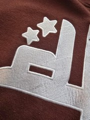 Divide The Youth Brown Zip-Up Hoodie Size small