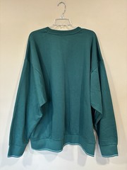 Adidas Men’s Crew Neck Long Sleeve Sweatshirt Collegiate Green Size 2XL NWT