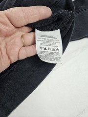 Nike All Over Print Spell Out Hoodie Men L Black White Drawstring Pouch Pocket