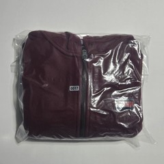 Tommy Hilfiger Men’s Size Medium Full Zip Hoodie Burgundy Red Long Sleeve Logo