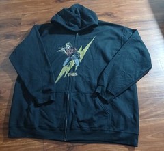 Flash Gordon Black Hoodie Sweatshirt SUMMER, SPRING , FALL WINTER, SIZE 4X