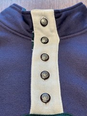 CHRISTIAN DIOR Vintage CD Pullover Men’s L 90’s Purple Green White w/Pockets GUC