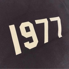 Essentials Fear of God 1977 Hoodie in Iron size XL