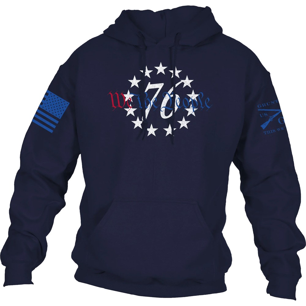 Grunt Style ’76 We The People Pullover Hoodie – Navy