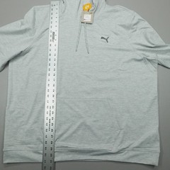 Puma Cloudspun Progress Hoodie Men’s Performance Sweatshirt Grey Heather NWT