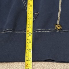 Lucky Brand Vintage Inspired Men’s Blue Full Zip Sweatshirt Size XL Pockets