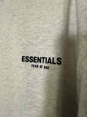 Essentials Fear of God Light Oatmeal Hoodie SS22