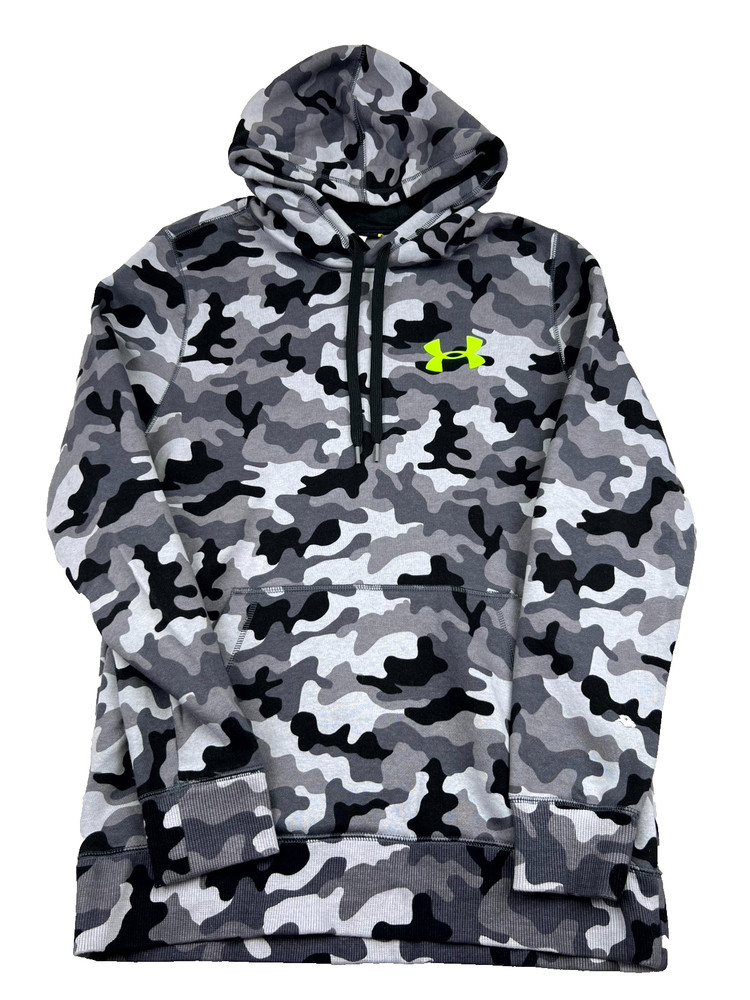 Under Armour All Season Gear Hoodie Mens Medium Multicolor Lined Camouflage