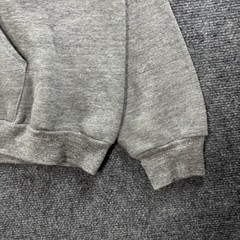 VTG 70s Sportswear Raglan Hoodie Sweatshirt L Gray Tri Blend Made In USA Rayon