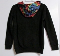 Adult Unisex Grassroots California 420 Rainbow Rose Stash Hoodie Black/Multi