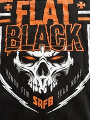 Flat black honor Few fear none hoodie medium official Merch NWOT Skull