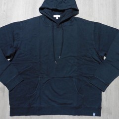 PETER MILLAR Mens 2XL XXL HOODIE LAVA WASH WASHED BLACK PULLOVER SWEATSHIRT