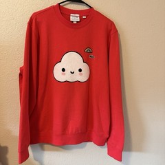 Lacoste x FriendsWithYou Red Unisex Sweatshirt Size L