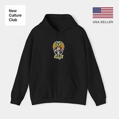 Red Dog Cross Dogtown Boys 1970s Z Skateboard Vintage Classic Hoodie Print