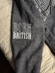 Kangol Born British Hoodie Raised On Streets New York “from The Jump” Men’s L