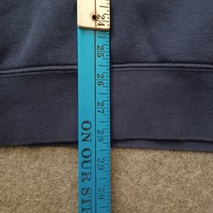 Nike Hoodie Mens XXL Blue Big Center Swoosh Spellout Pull Over Long Sleeve