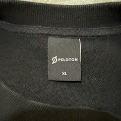 Peloton Pullover Sweatshirt Crew Neck Logo Black Mens XL Heavy Logo Gym Cycling