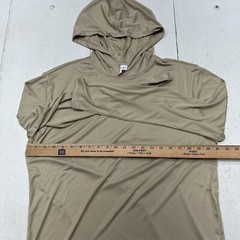 BAW Beige Sand Long Sleeve Pull Over Basic Hoodie Unisex Adult’s Size Large NEW