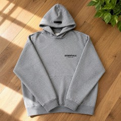 New Men’s Fear Of God Essentials Dark Oatmeal Hoodie Size Large