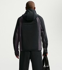 Nike Color-block Tech Fleece Windrunner Black IF1325 010 Men’s LARGE