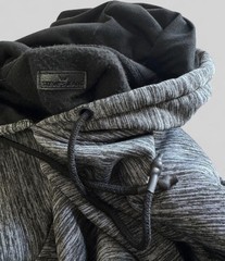 Steve’s Jeans Men’s 5X Big & Tall Gray/Black Fleece Pullover Oversized Hoodie